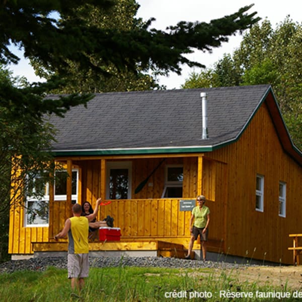 Chalets de la réserve faunique de Rimouski