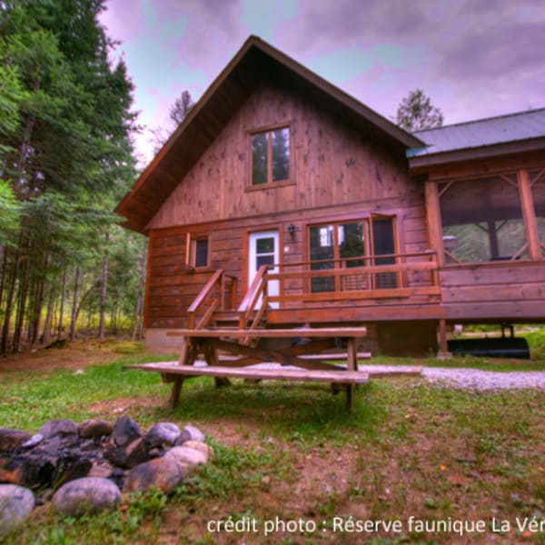 Cabins at réserve faunique la Vérendrye