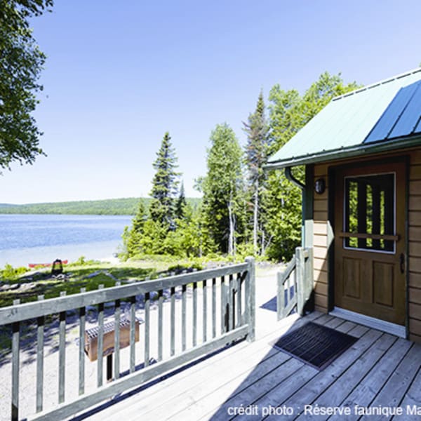Cabins at réserve faunique Mastigouche