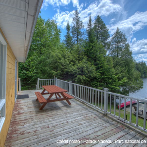 Cabins at parc national de Frontenac