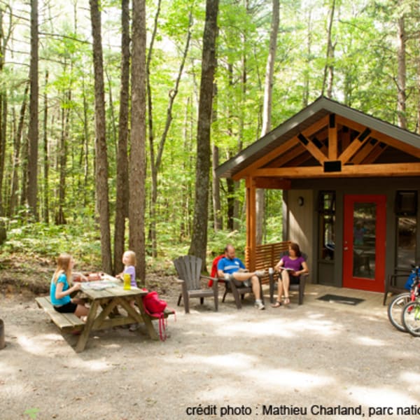 Cabins at parc national d'Oka