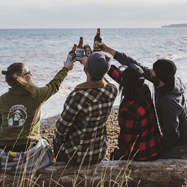 Microbrasserie Pit Caribou - Terrase de L'Anse-à-Beaufils