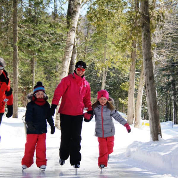 Saint-Donat skating trail (Parc des Pionniers)