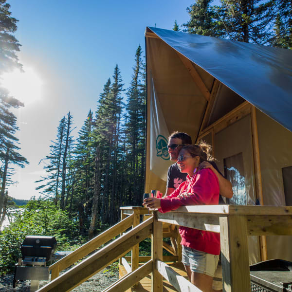 Camping de la Réserve de parc national du Canada de l'Archipel-de-Mingan