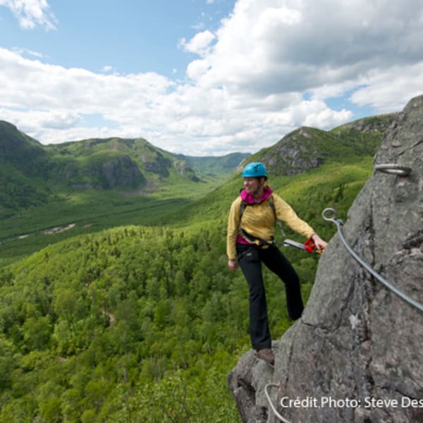 Via Ferrata - Parc national des Grands-Jardins