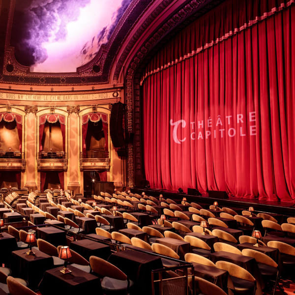 La salle de spectacle Théâtre Capitole.