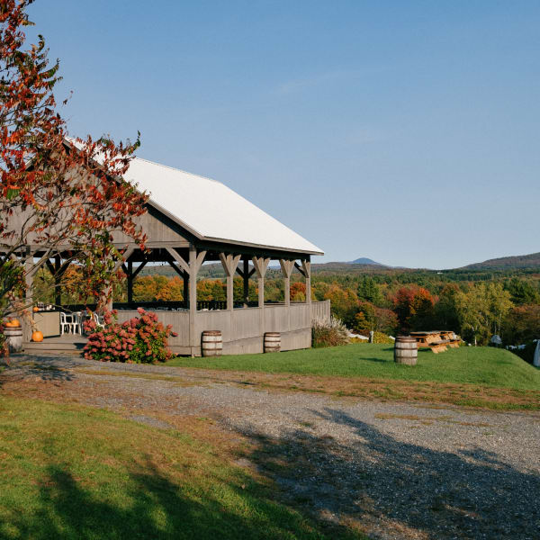 Val Caudalies, vignoble et cidrerie : terrasse