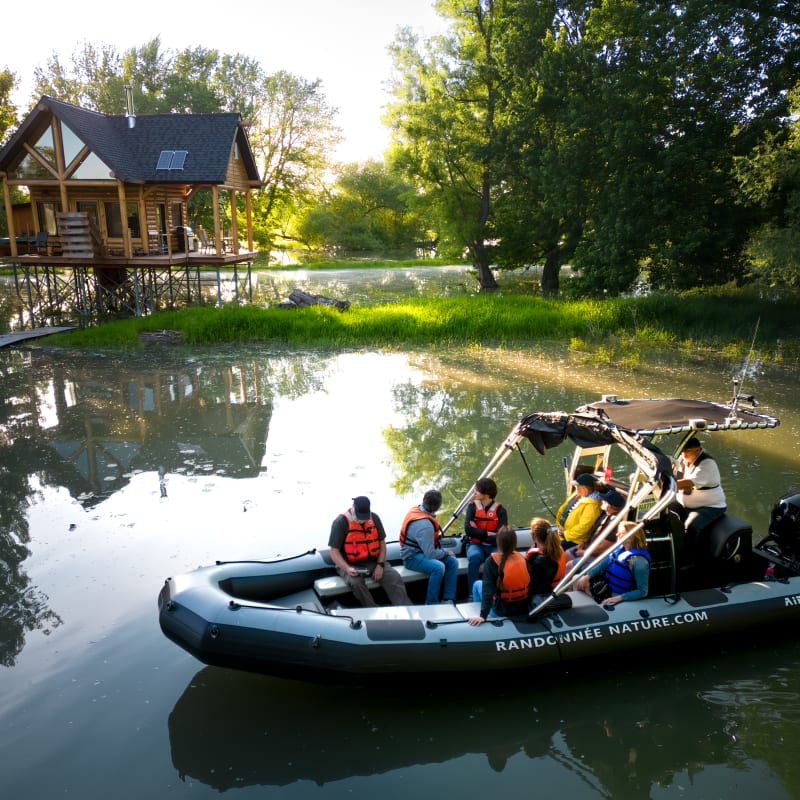 Bateau d'Excursion sur le lac St-Pierre.