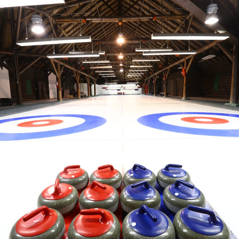 Pierres de curling.