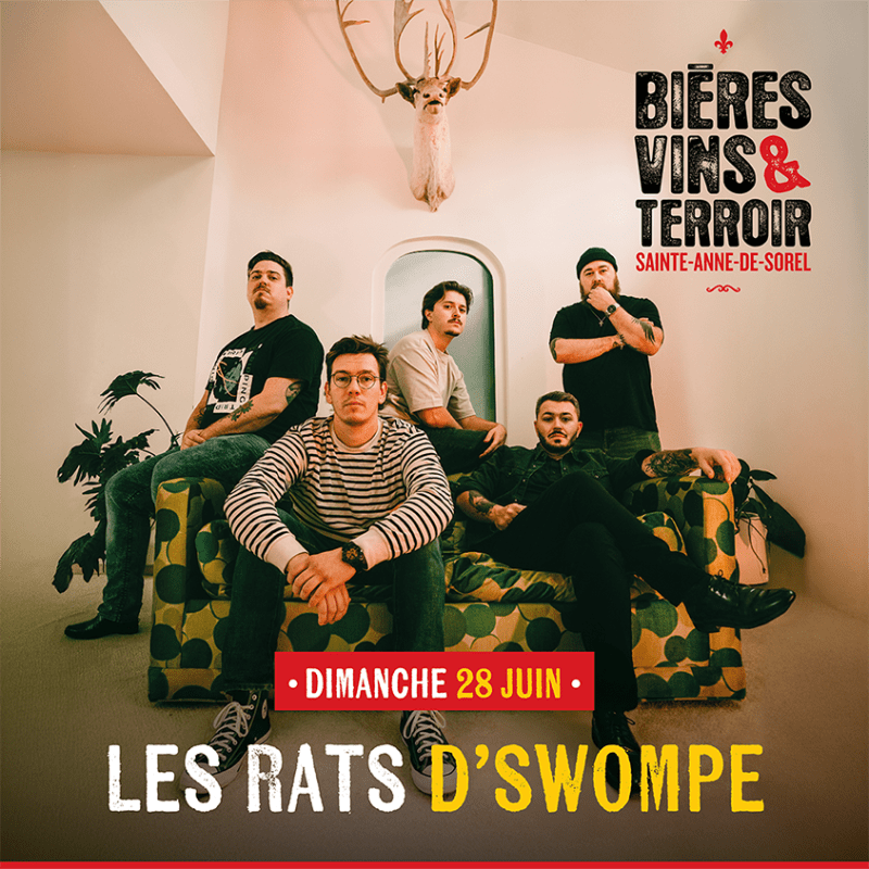 Affiche du groupe Les Rats D'Swompe.
