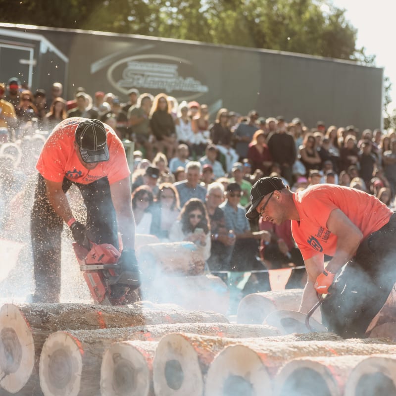 Festival du bûcheux de Saint-Pamphile.
