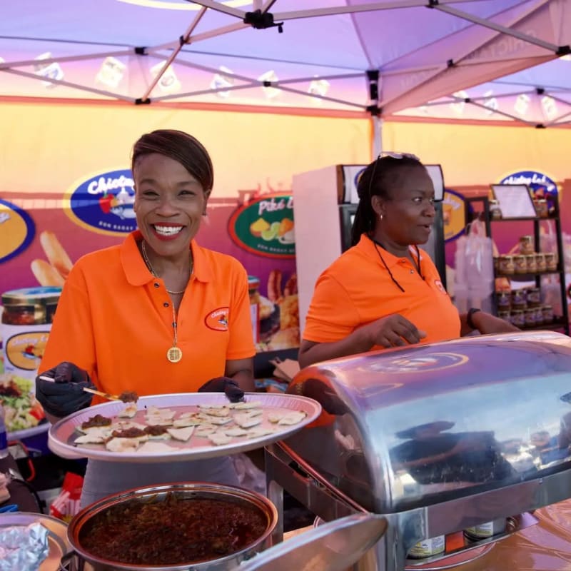 Food stand.