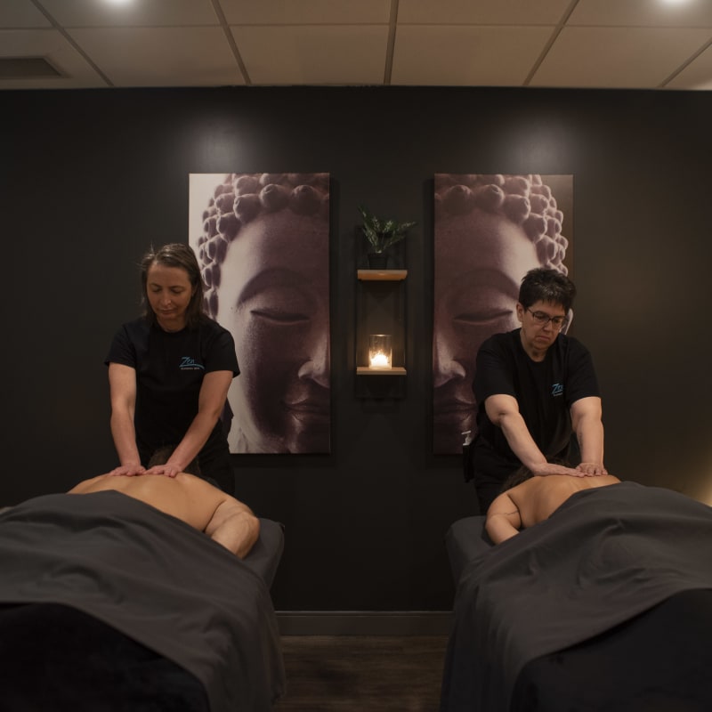 Massage en duo.