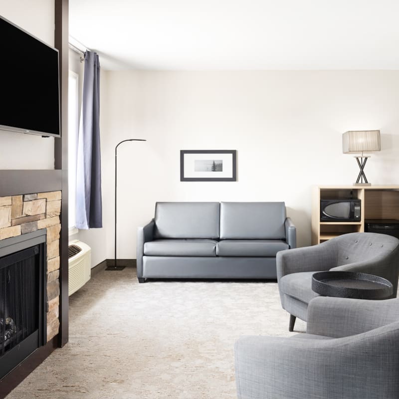 Chambre à l'Hôtel Super 8 St-Jérôme.