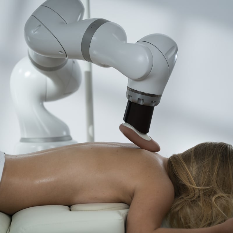 Massage robotique à l'Hôtel Universel Rivière-du-Loup.