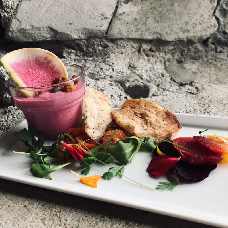 Mousse de betteraves.