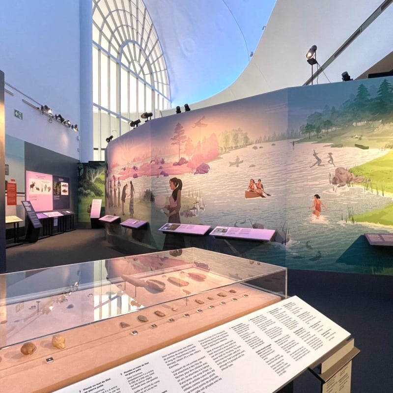 Exposition au Musée canadien de l'histoire.