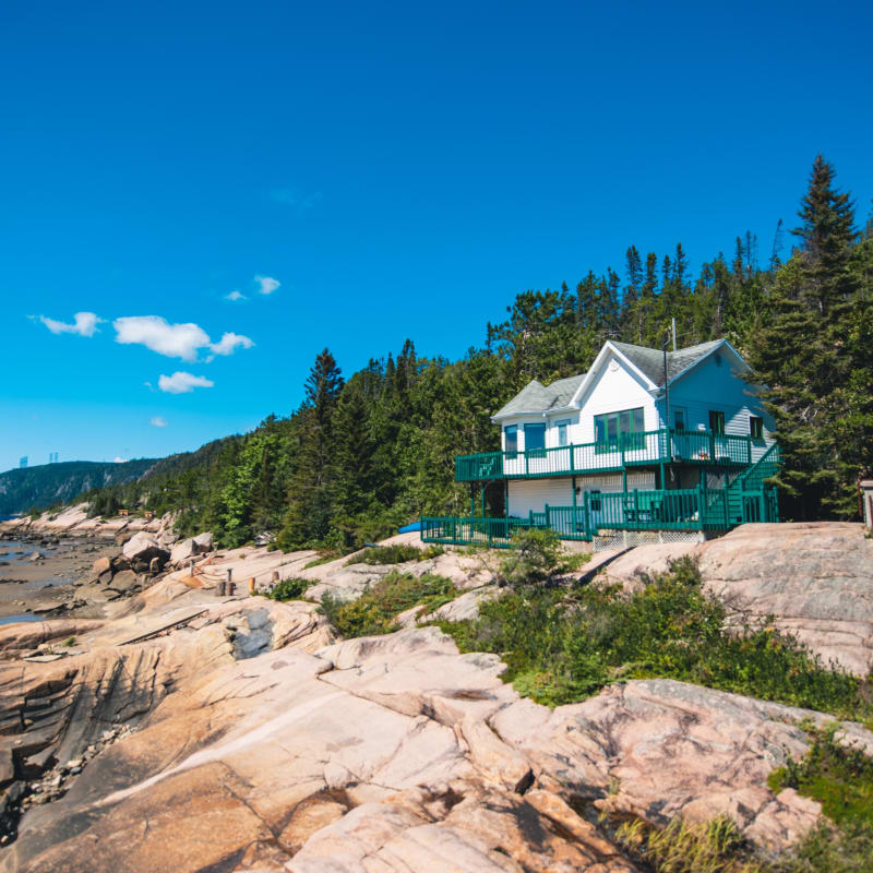 Hébergement au bord du fjord au Centre de vacances Ferme 5 Étoiles