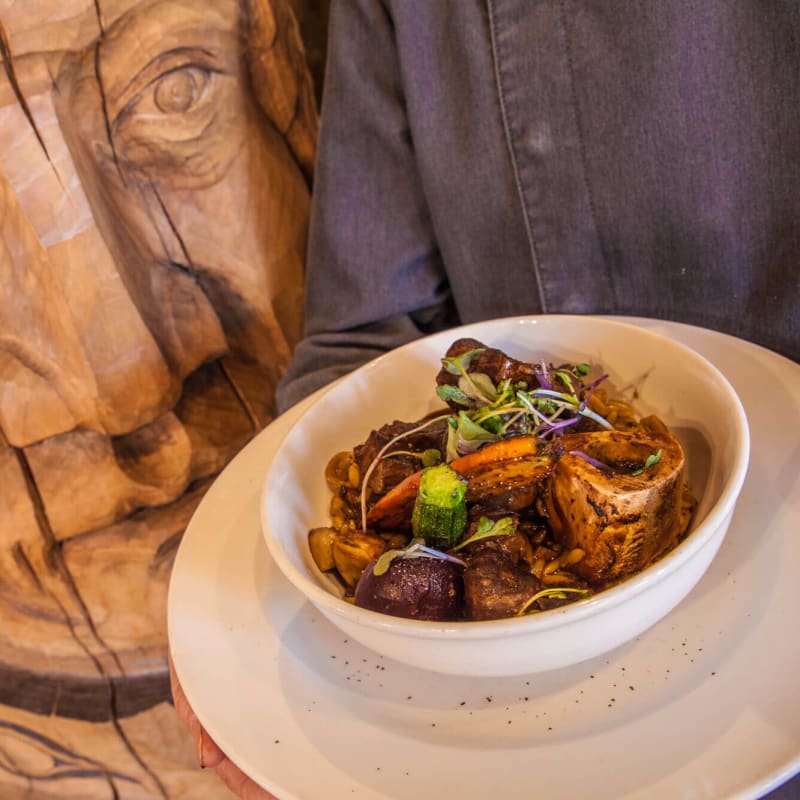 Plat, Restaurant Sagamité Vieux-Québec.