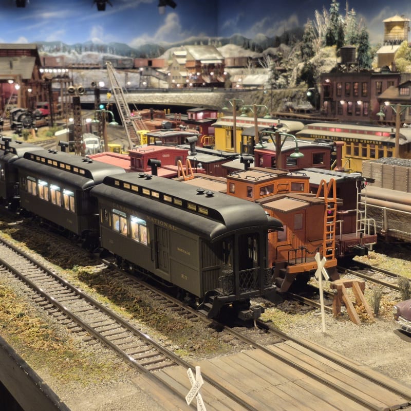 Trains miniatures au Musée Rodrigue.